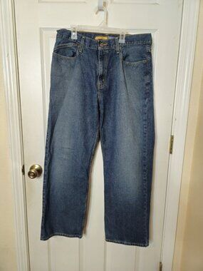 Levi's SilverTab Relaxed Straight Men's Blue Denim Jeans 5-Pocket  33x30